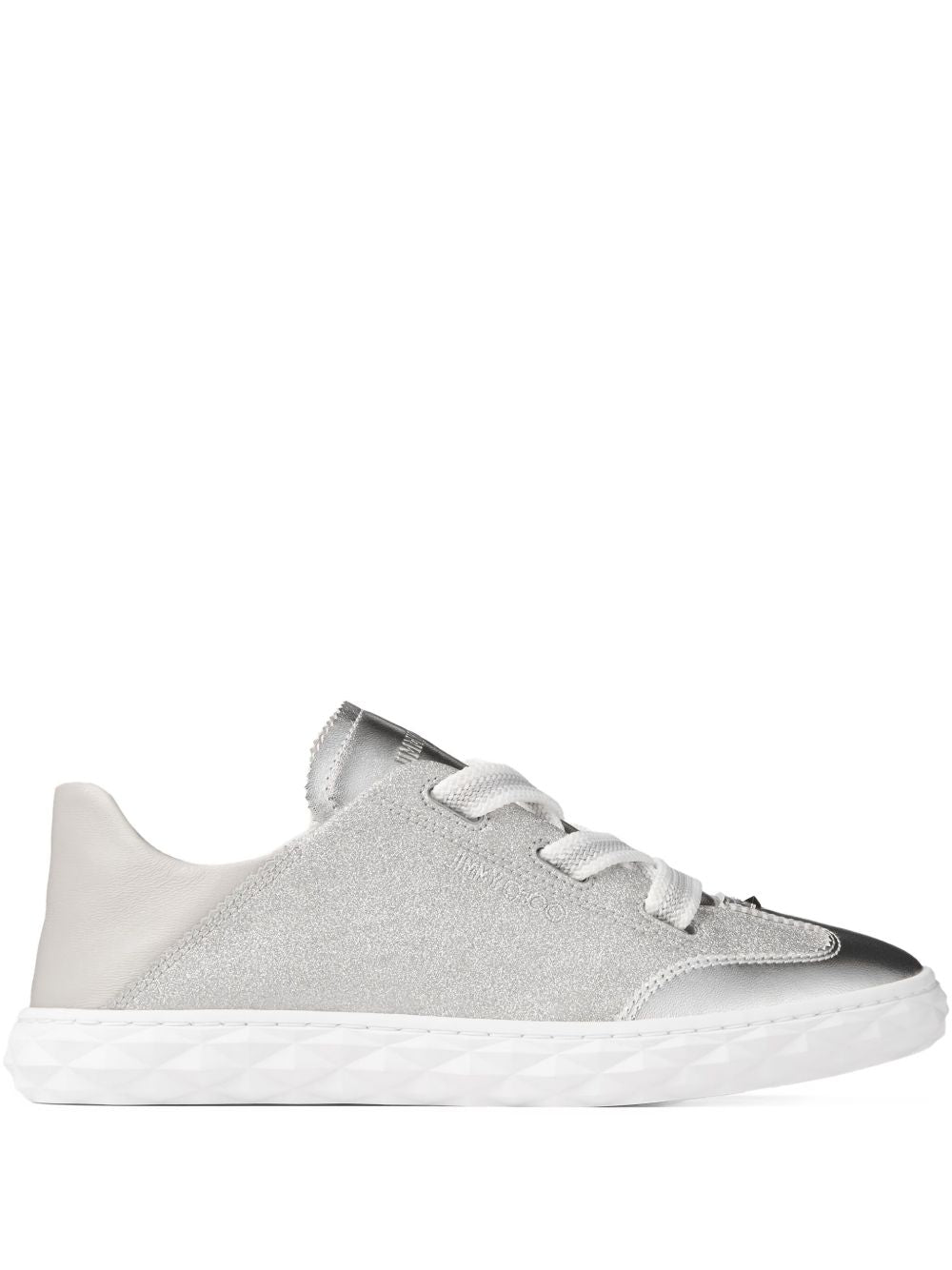 Jimmy Choo Women Diamond Light Leather Sneakers JIMMY CHOO