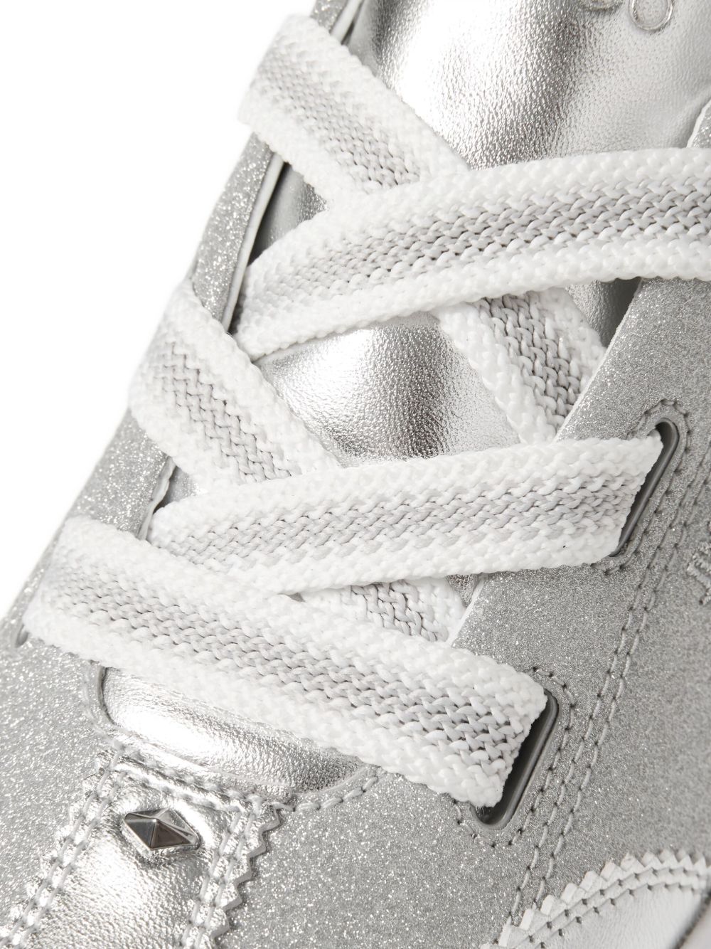 Jimmy Choo Women Diamond Light Leather Sneakers JIMMY CHOO