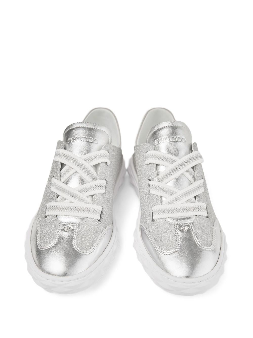 Jimmy Choo Women Diamond Light Leather Sneakers JIMMY CHOO