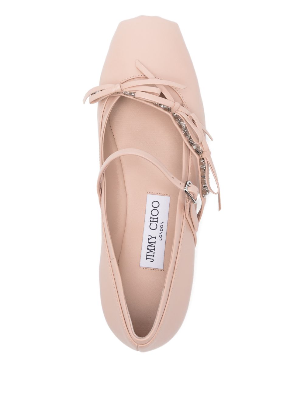 Jimmy Choo Women Loli Leather Ballet Flats JIMMY CHOO