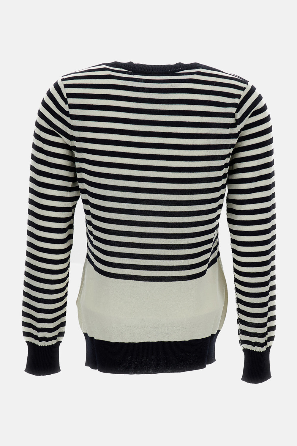 Junya Watanabe Women Round Neck Striped Cardigan
