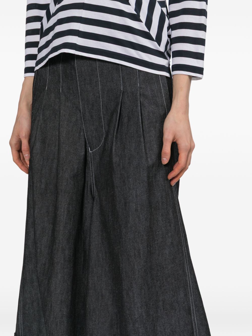 Junya Watanabe Women Cotton Wide-Leg Trousers JUNYA WATANABE