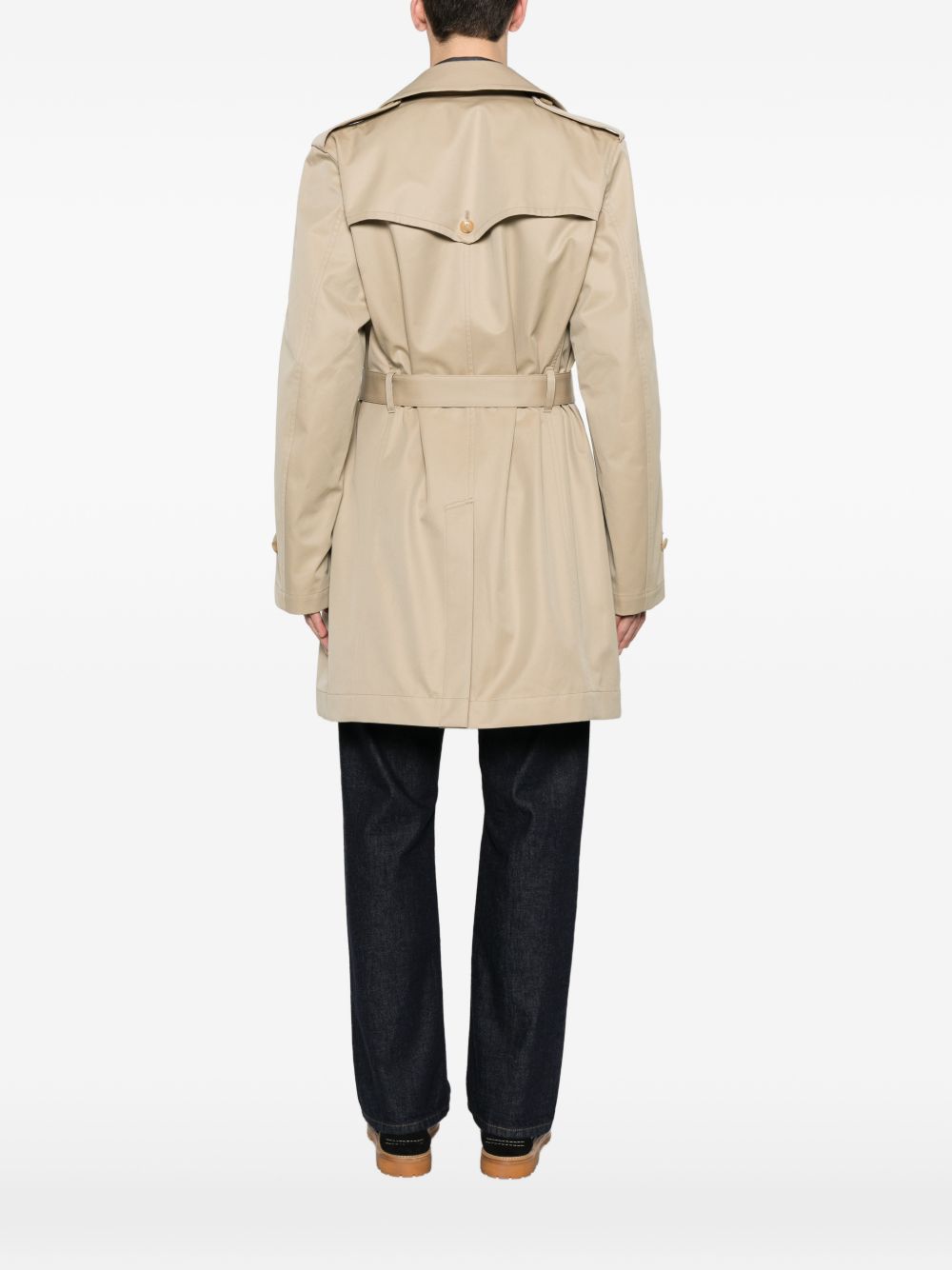 Junya Watanabe Men Cotton Double-Breasted Coat JUNYA WATANABE