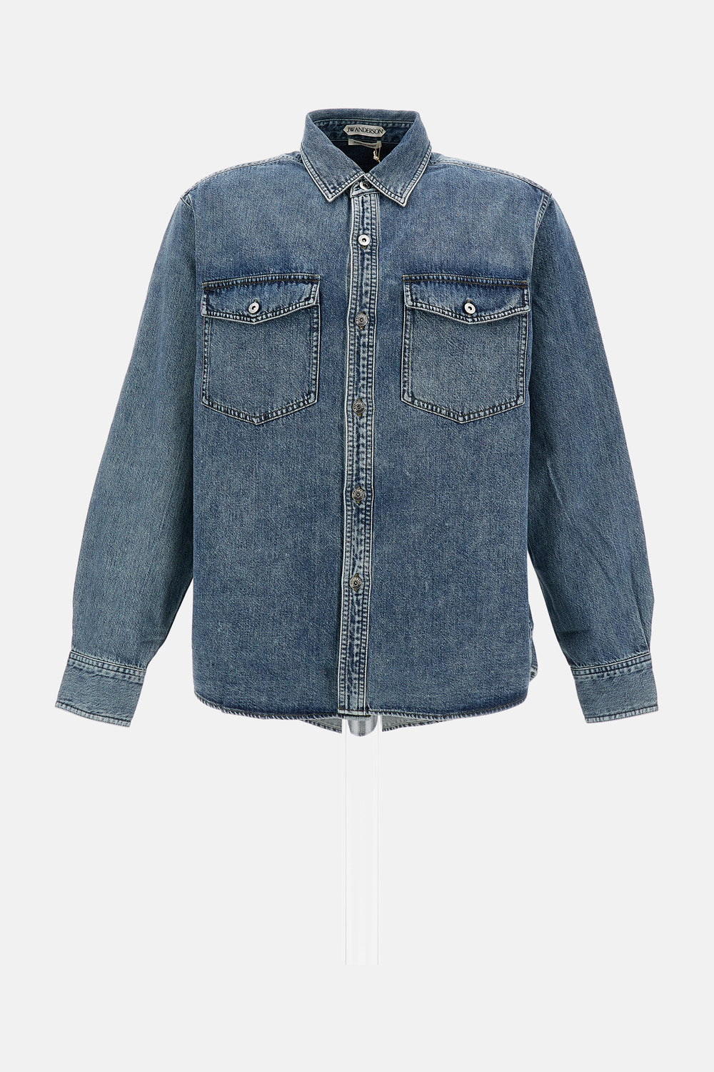 Jw Anderson Men Oversized Denim Shirt J.W. ANDERSON