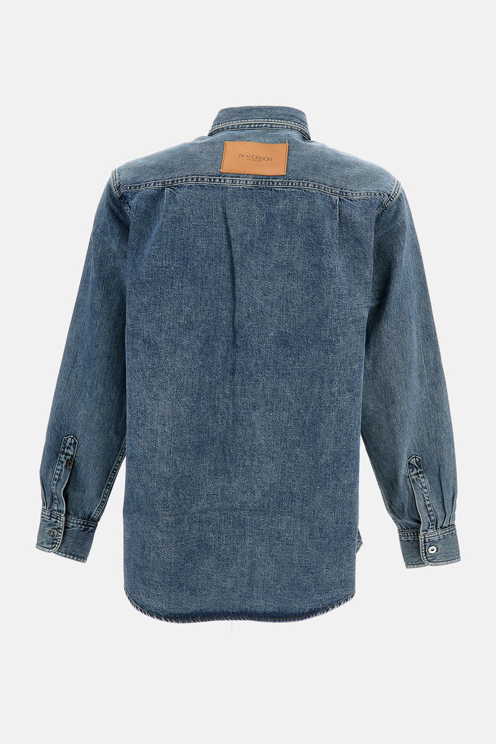Jw Anderson Men Oversized Denim Shirt J.W. ANDERSON