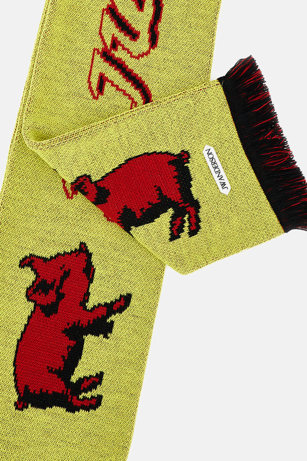 Jw Anderson Men Piglet Football Scarf J.W. ANDERSON
