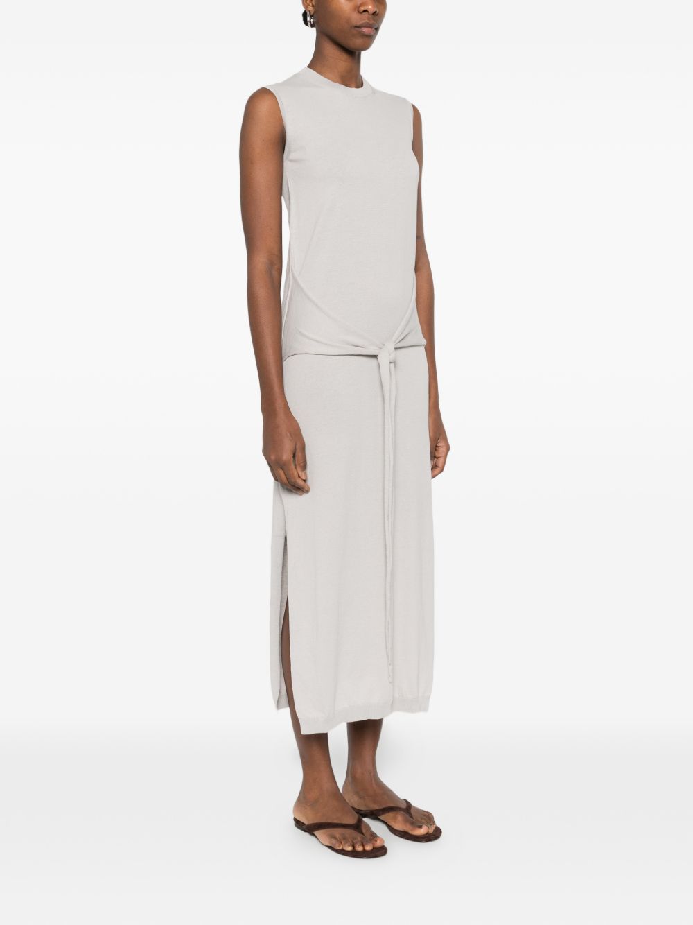 Lemaire Women Cotton Knotted Dress