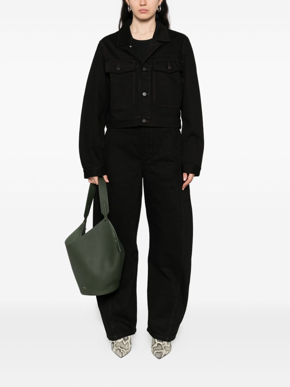 Lemaire Women Cotton Cropped Jacket LEMAIRE