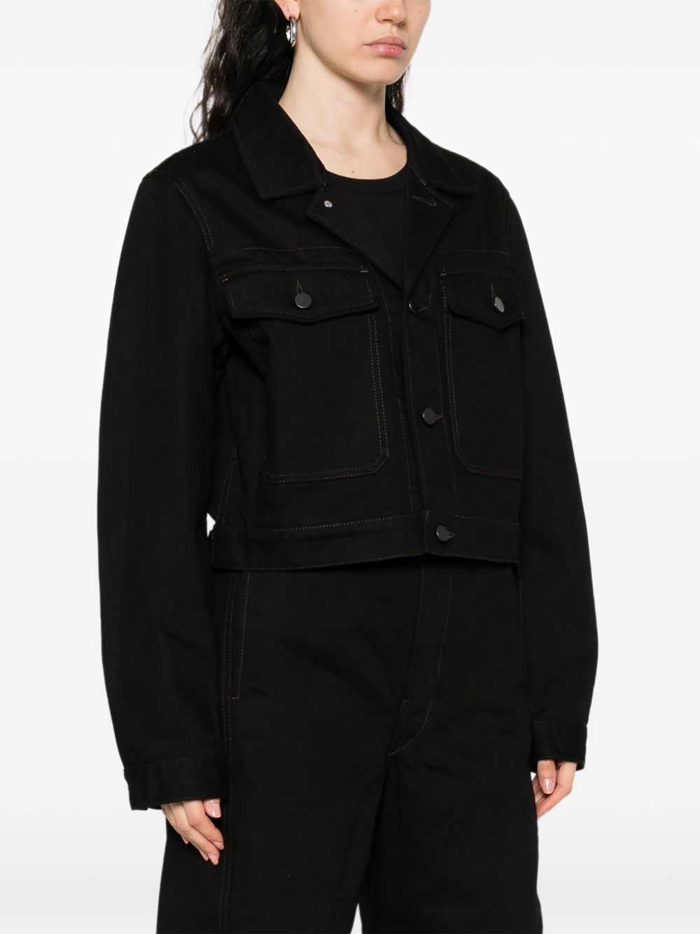 Lemaire Women Cotton Cropped Jacket LEMAIRE
