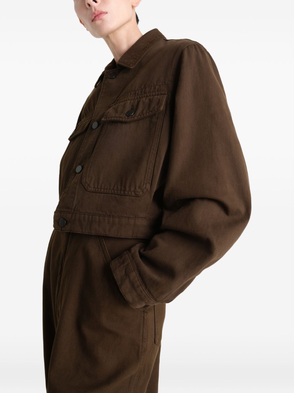 Lemaire Women Cotton Cropped Jacket LEMAIRE