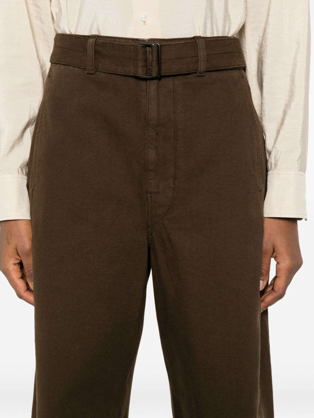 Lemaire Women Twisted Cotton Jeans