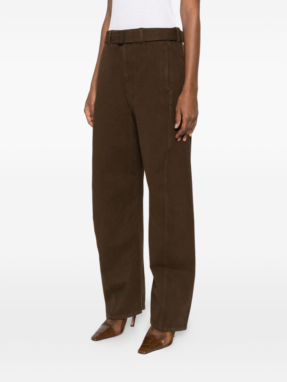 Lemaire Women Twisted Cotton Jeans