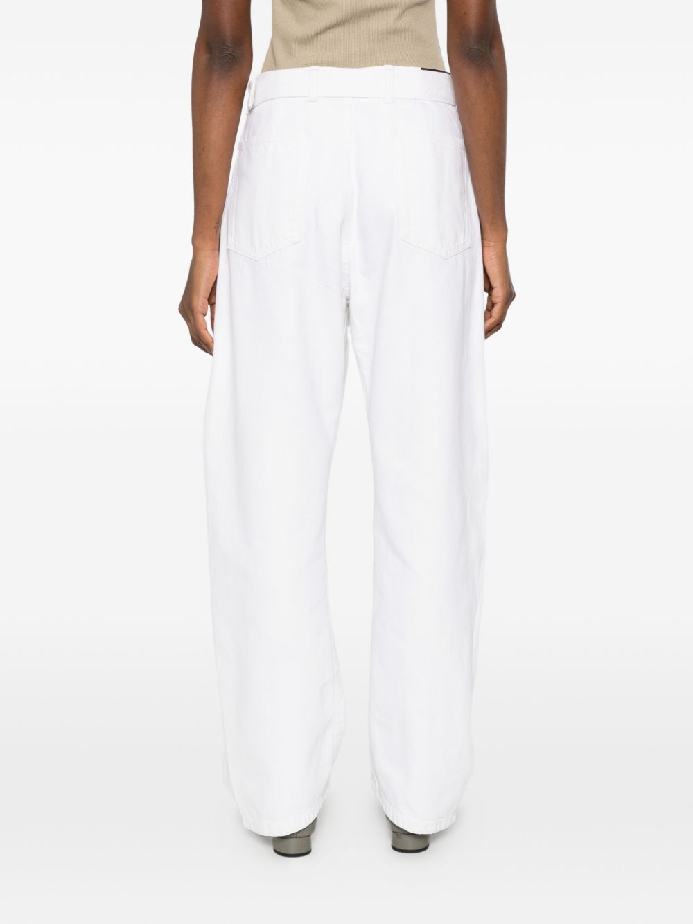 Lemaire Women Twisted Cotton Jeans LEMAIRE