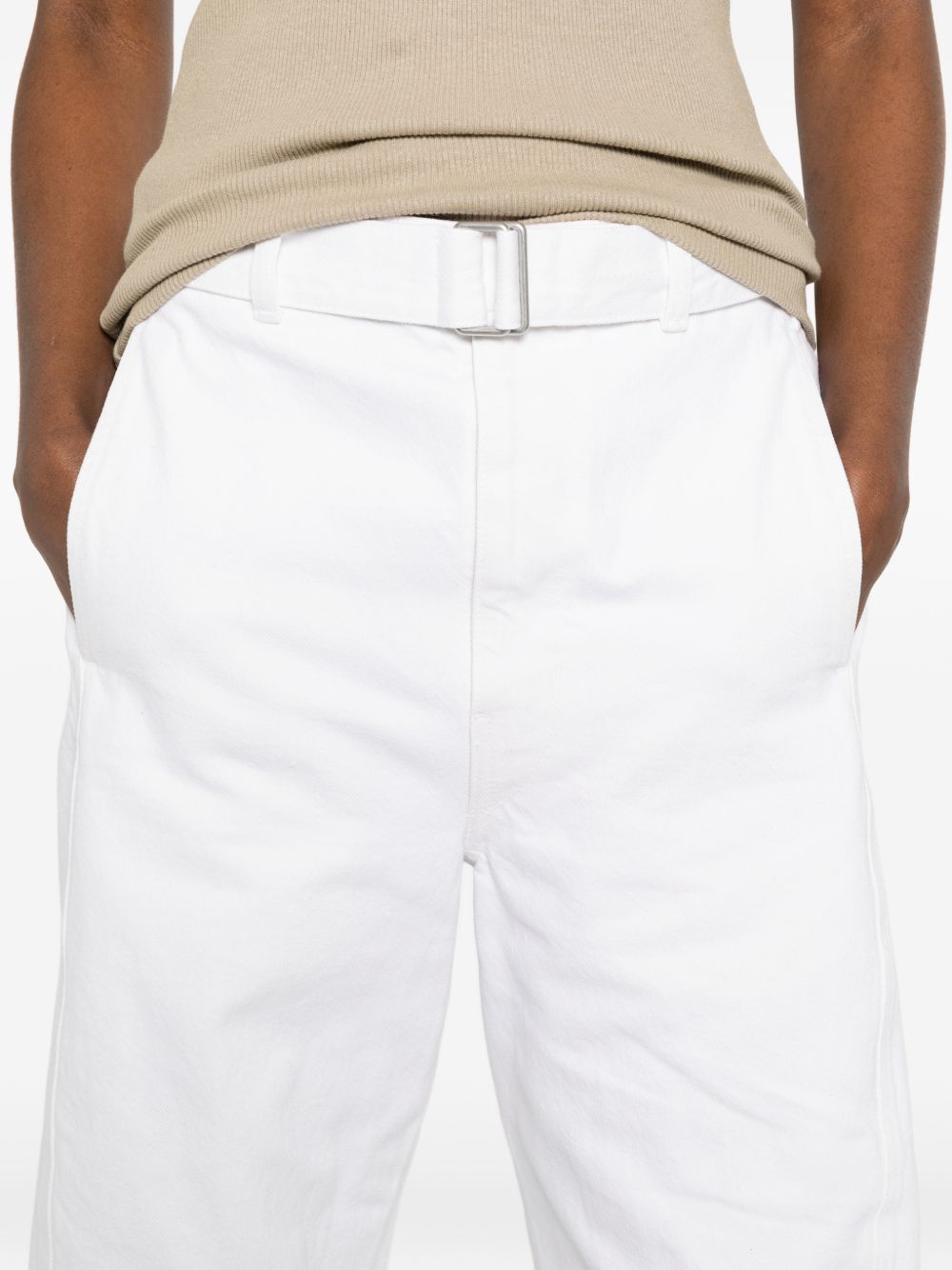 Lemaire Women Twisted Cotton Jeans LEMAIRE