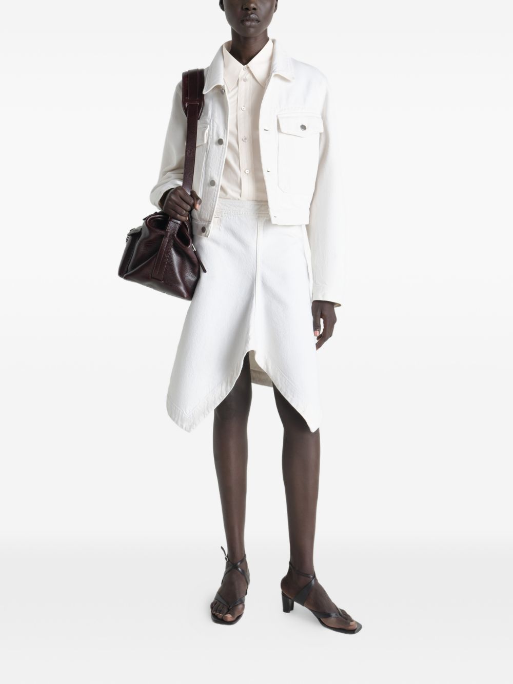 Lemaire Women Asymmetric Cotton Skirt LEMAIRE