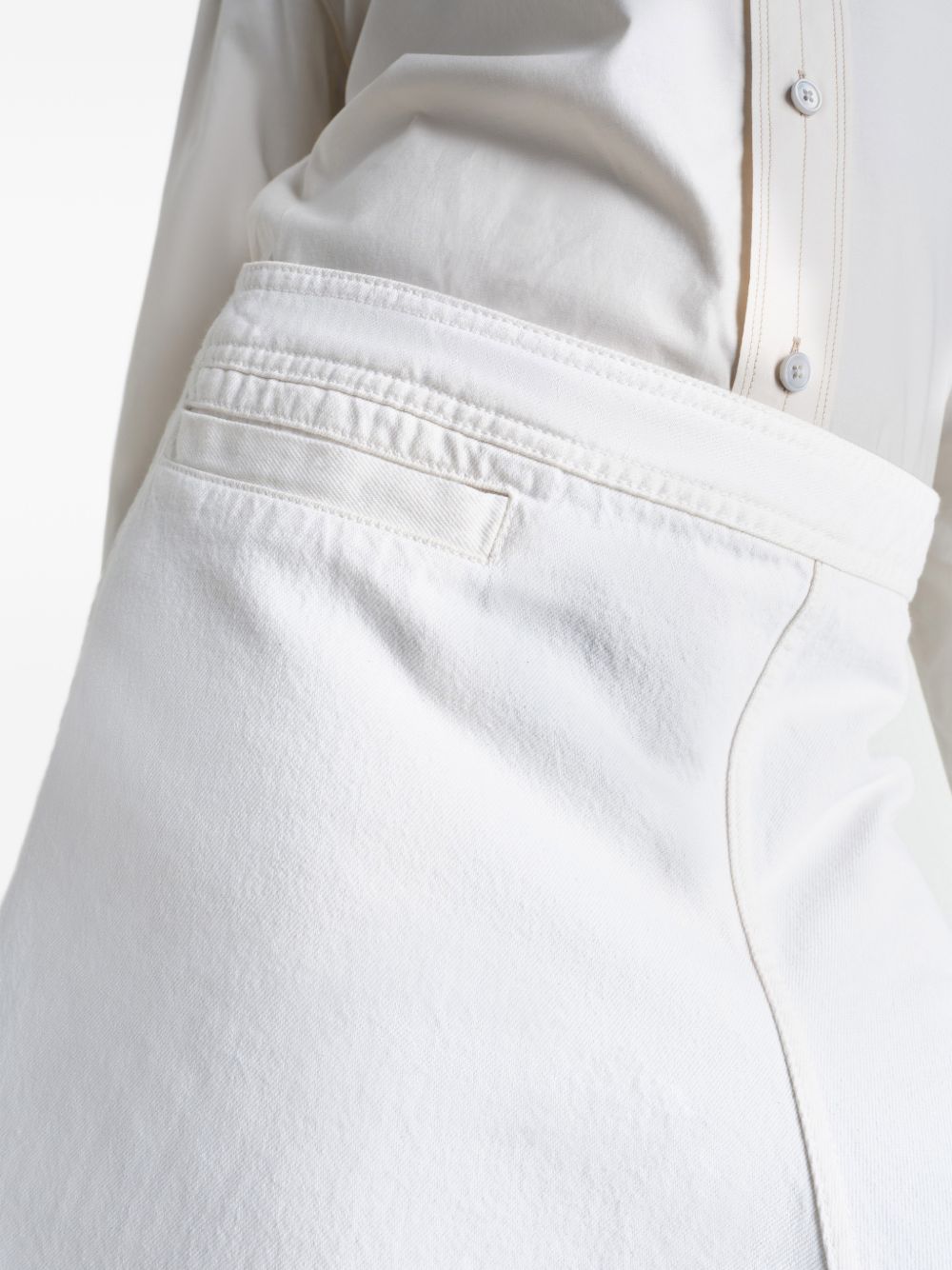 Lemaire Women Asymmetric Cotton Skirt LEMAIRE