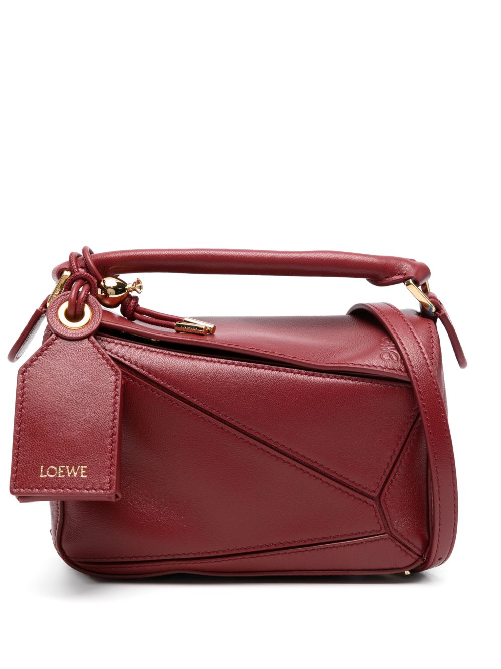 Loewe Women Puzzle Featherlight Mini Leahter Handbag