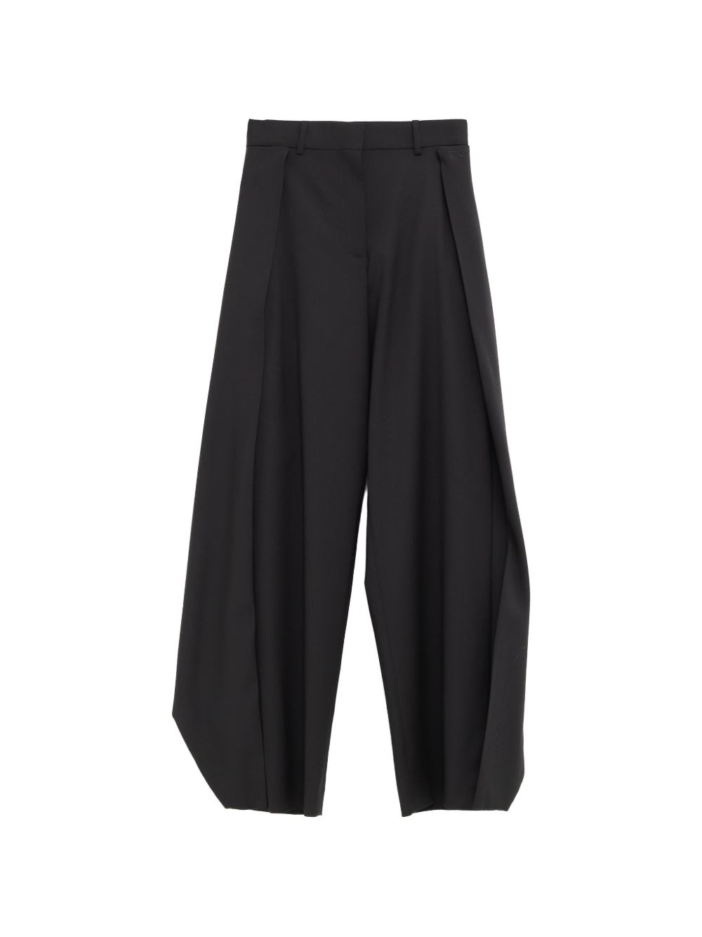 Loewe Women Wool Wide-Leg Trousers