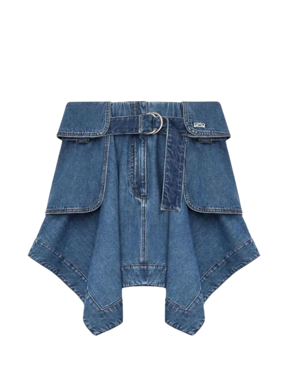 Loewe Women Denim Cargo Skirt LOEWE