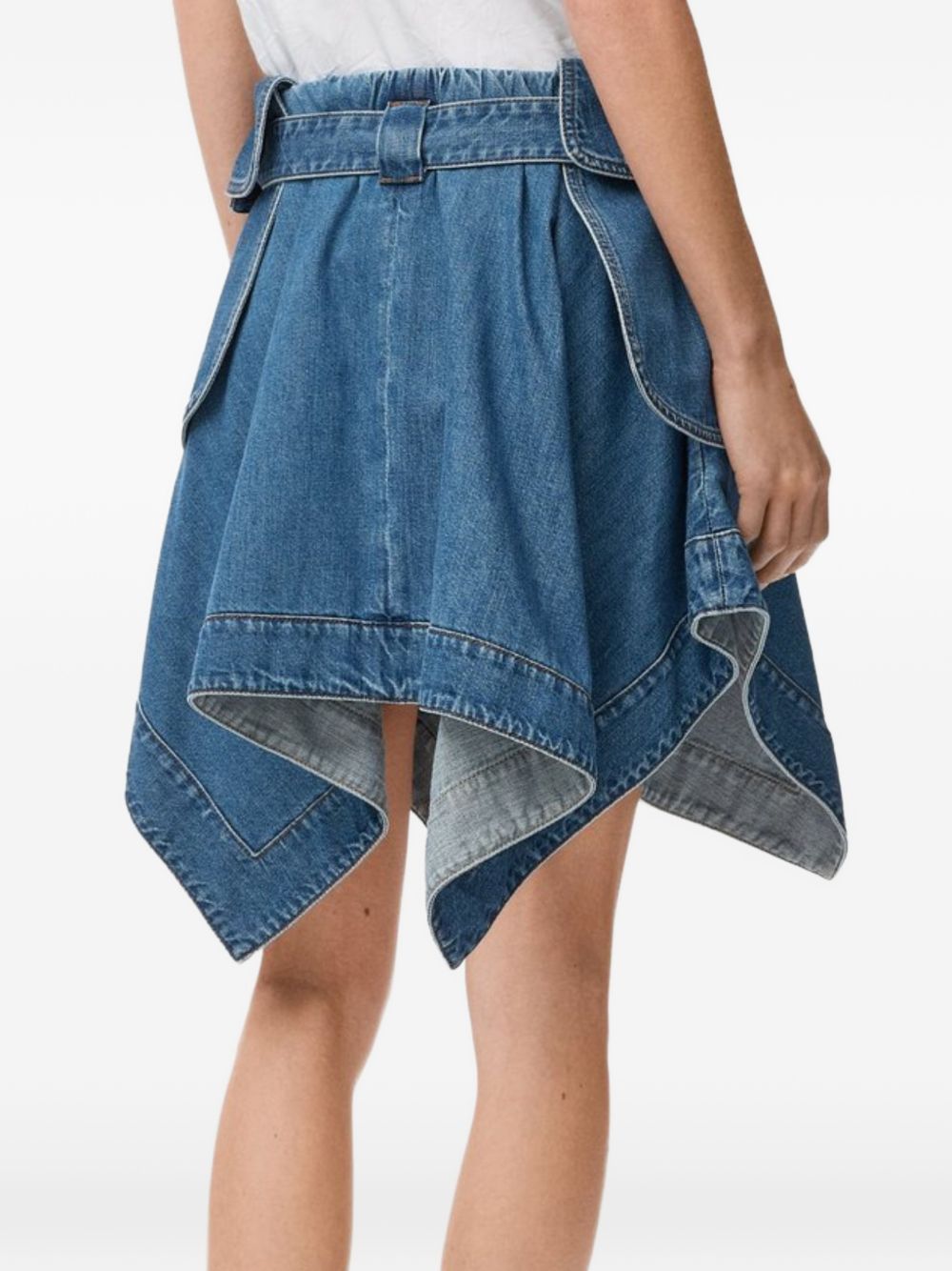 Loewe Women Denim Cargo Skirt LOEWE