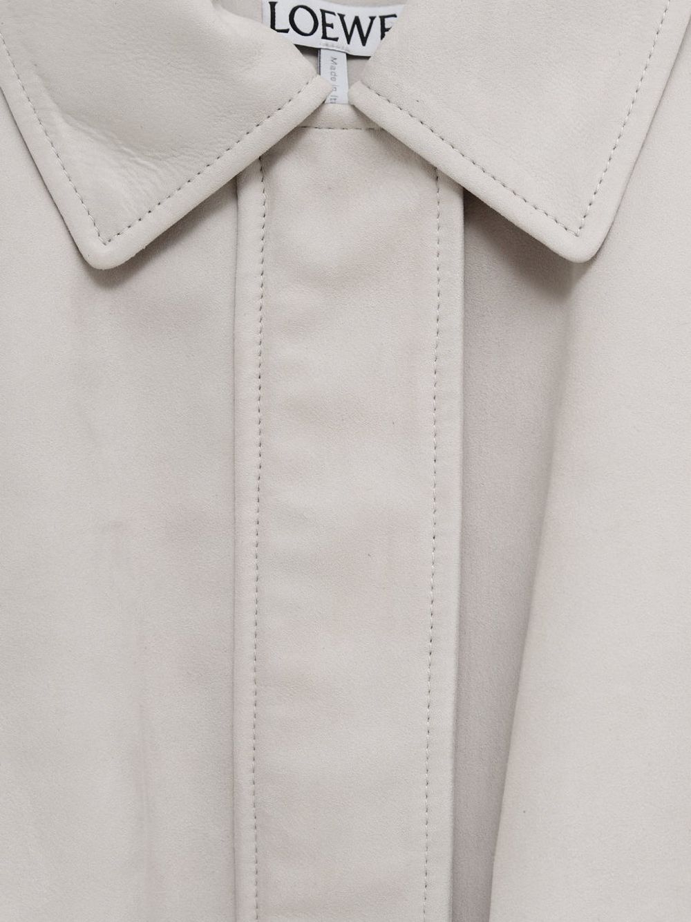 Loewe Women Suede Leather Bomber Jacket LOEWE