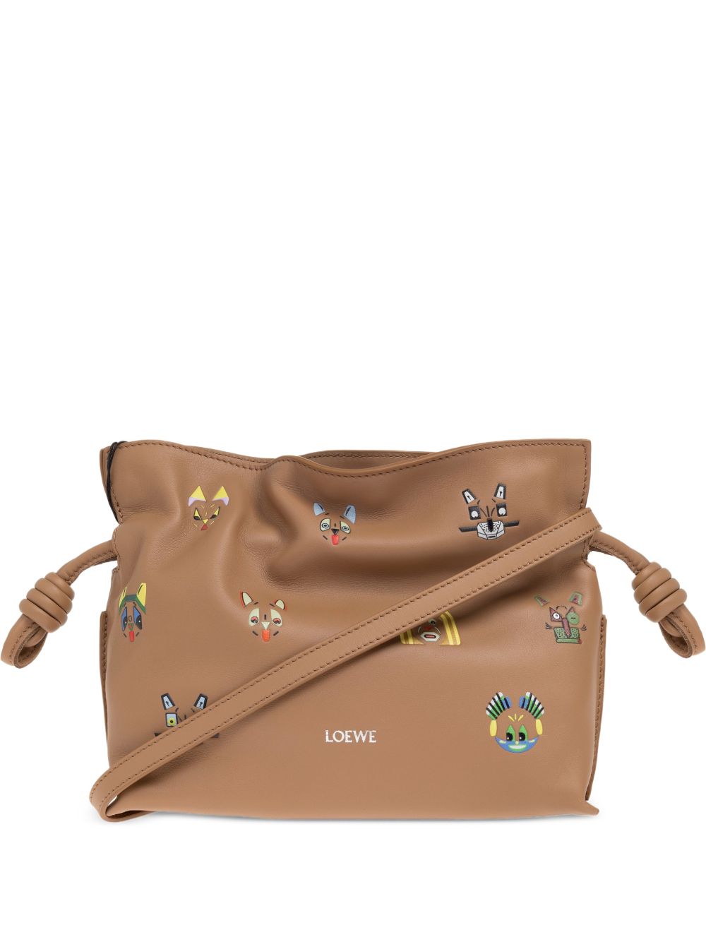 Loewe Women Flmaneco Leather Mini Clutch LOEWE