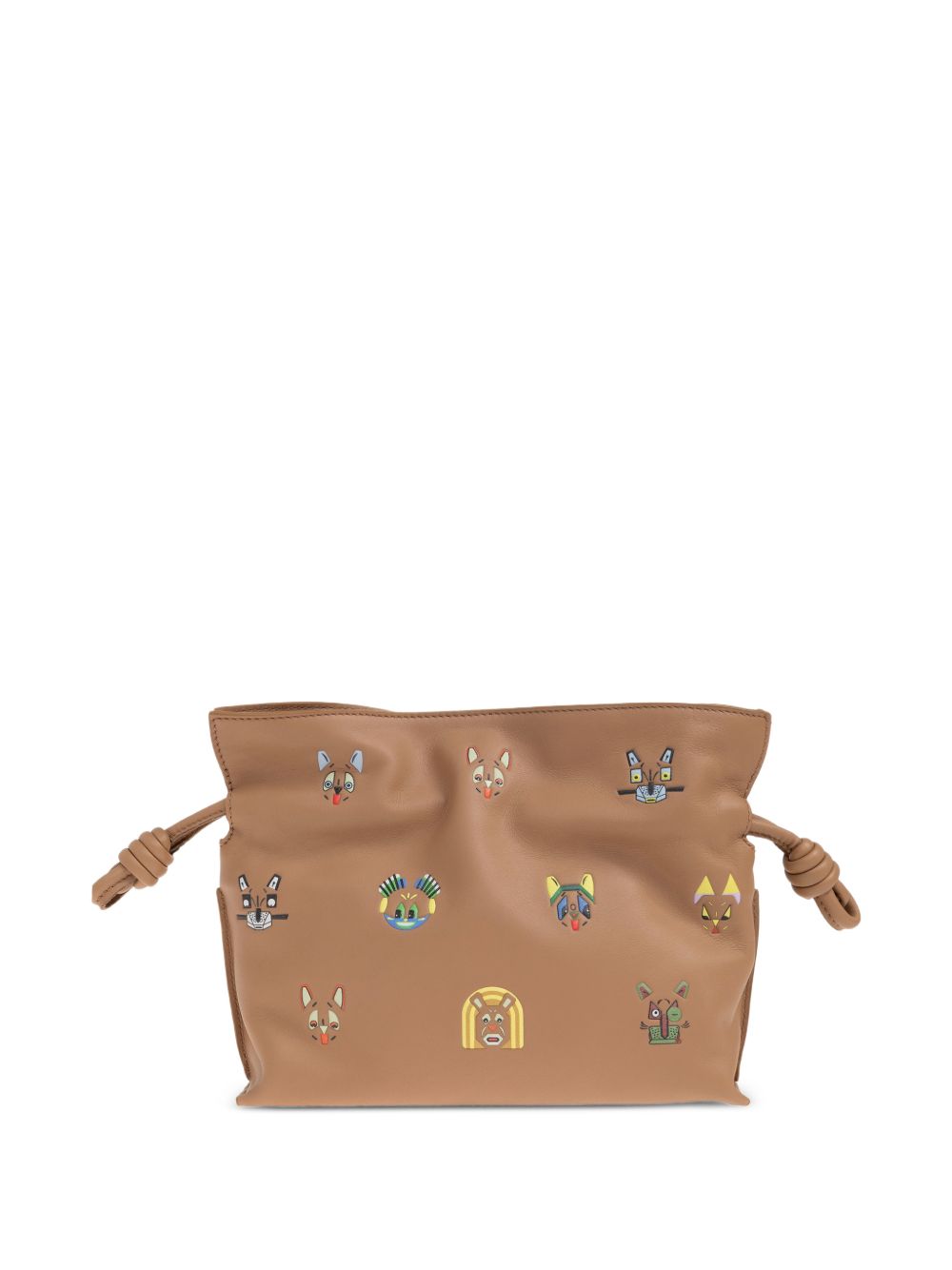 Loewe Women Flmaneco Leather Mini Clutch LOEWE