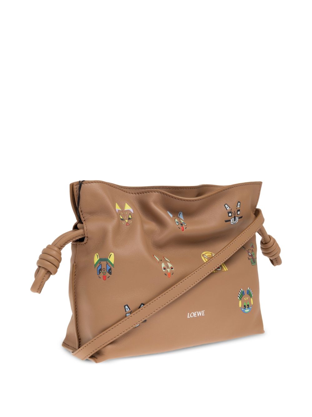 Loewe Women Flmaneco Leather Mini Clutch LOEWE