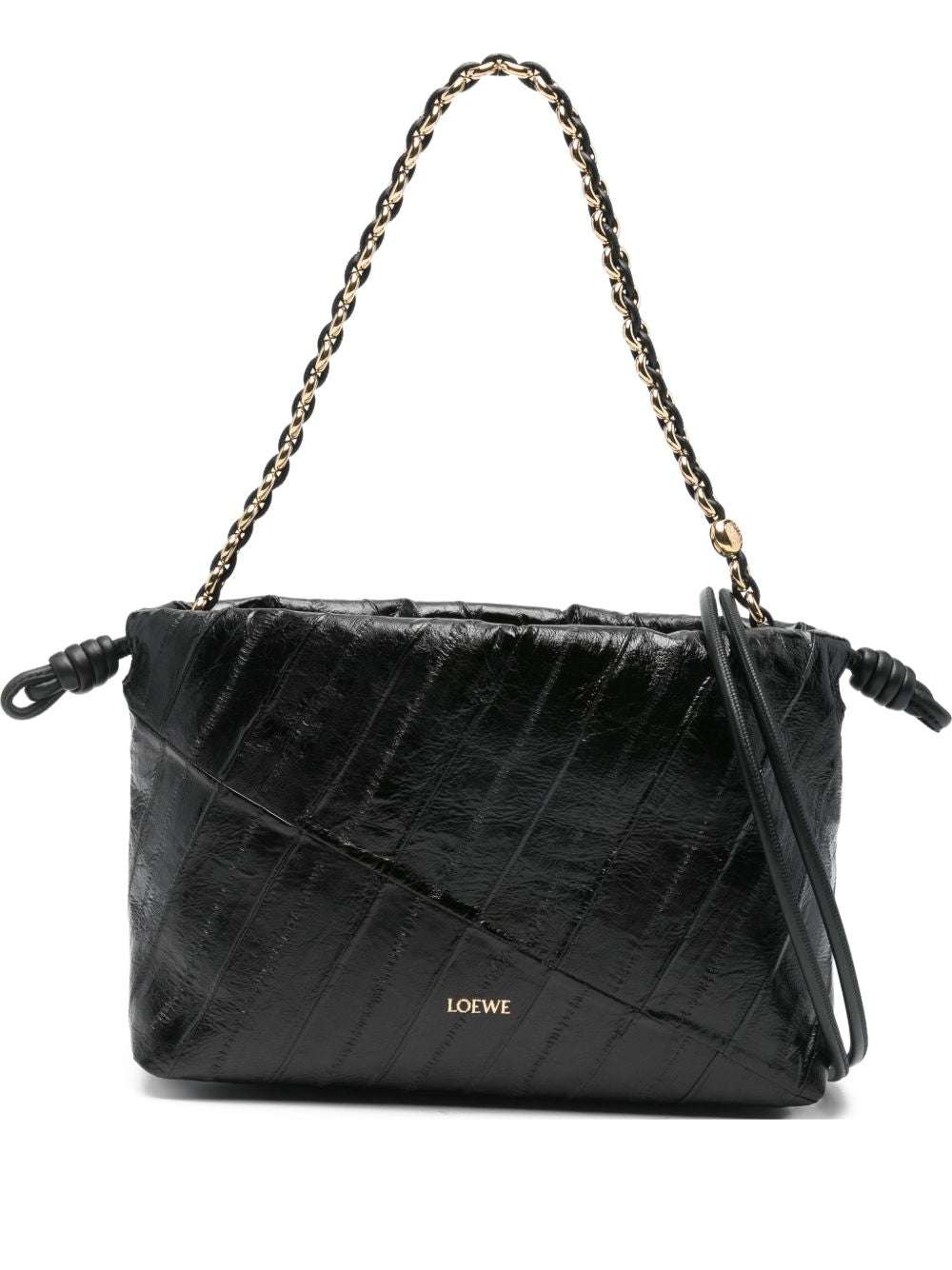Loewe Women Flamenco Leather Medium Clutch LOEWE