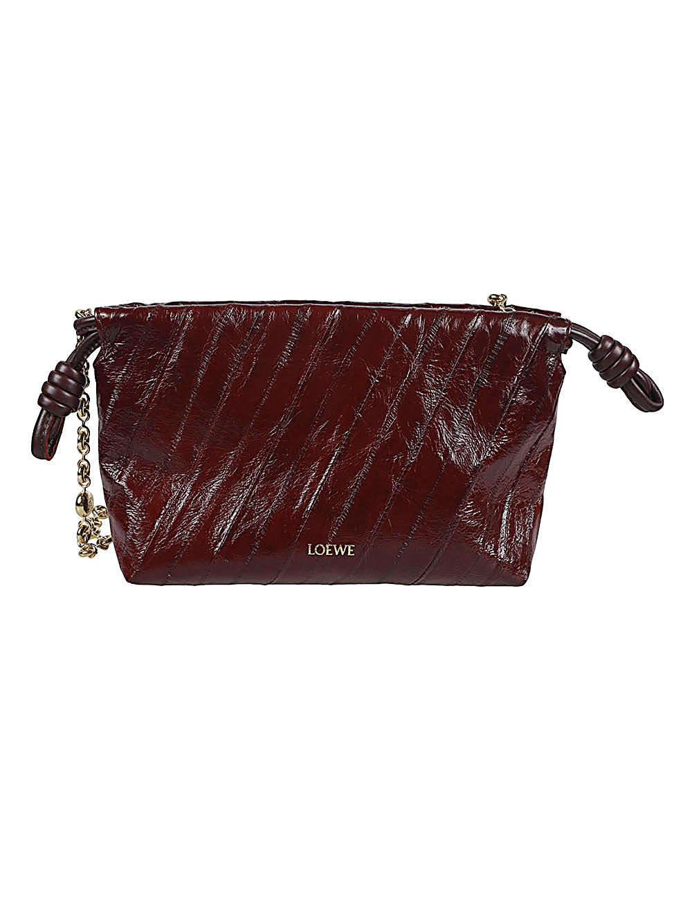 Loewe Women Flamenco Leather Mini Clutch LOEWE
