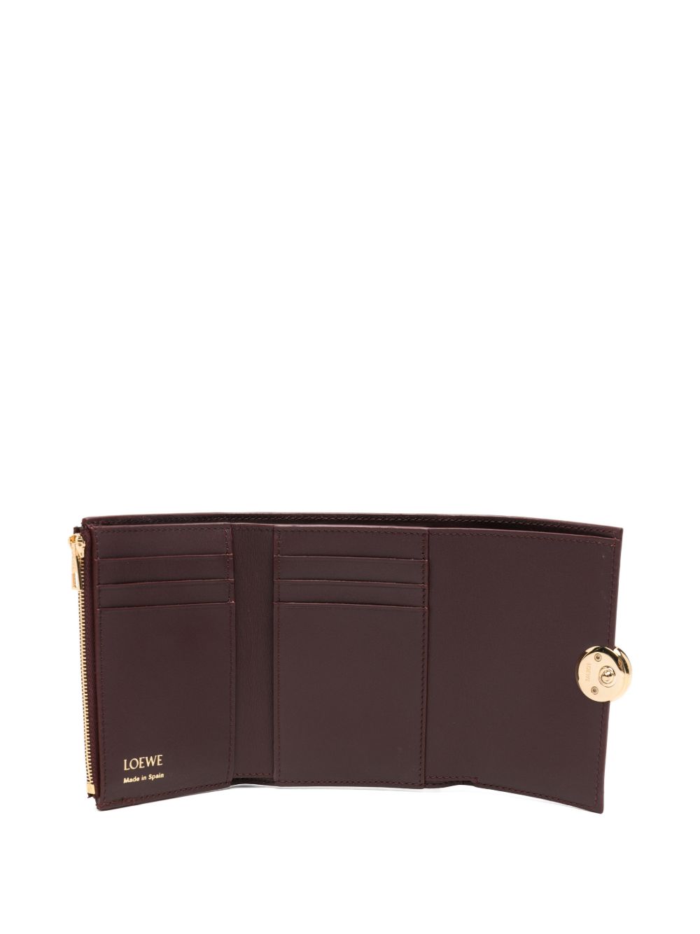 Loewe Women Pebble Small Leather Wallet LOEWE