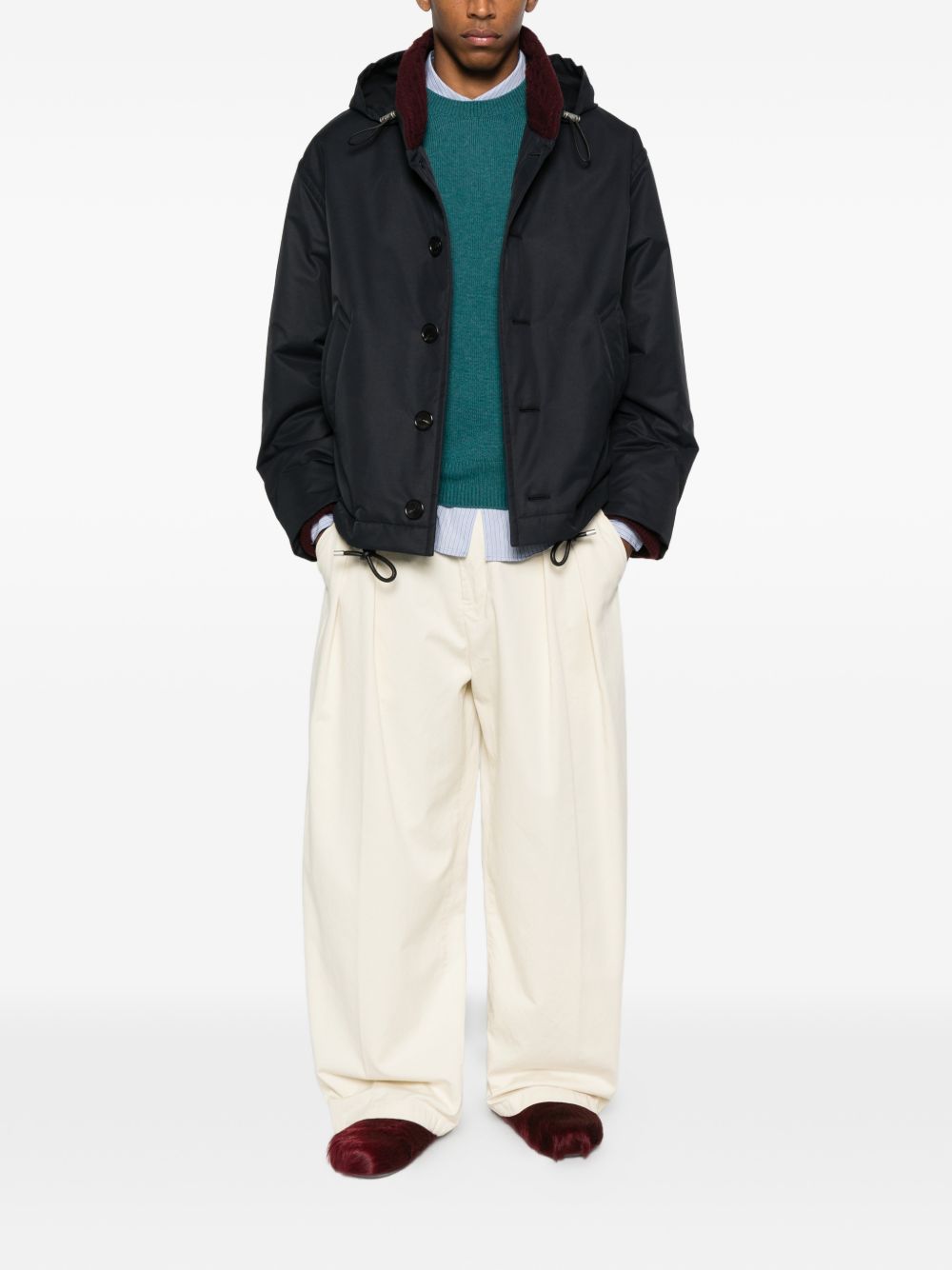 Loewe Men Nylon Padded Jacket LOEWE
