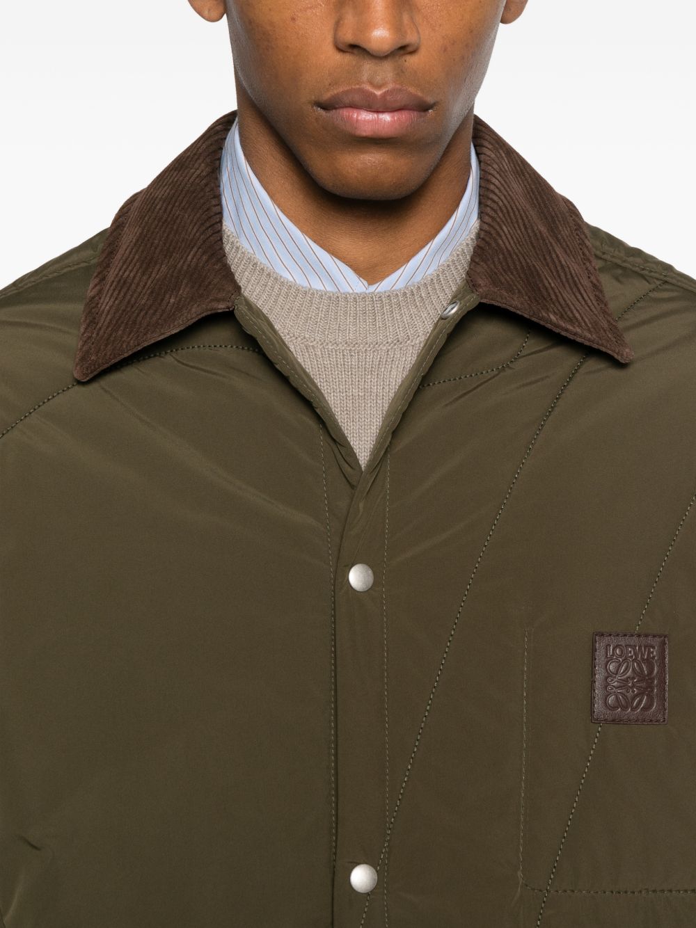 Loewe Men Padded Overshirt LOEWE