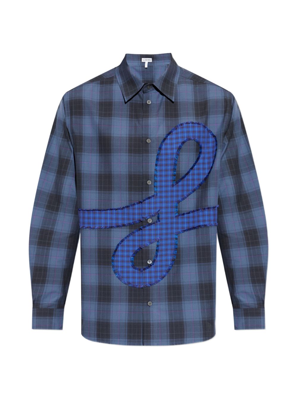 Loewe Men Checked Cotton Shirt LOEWE