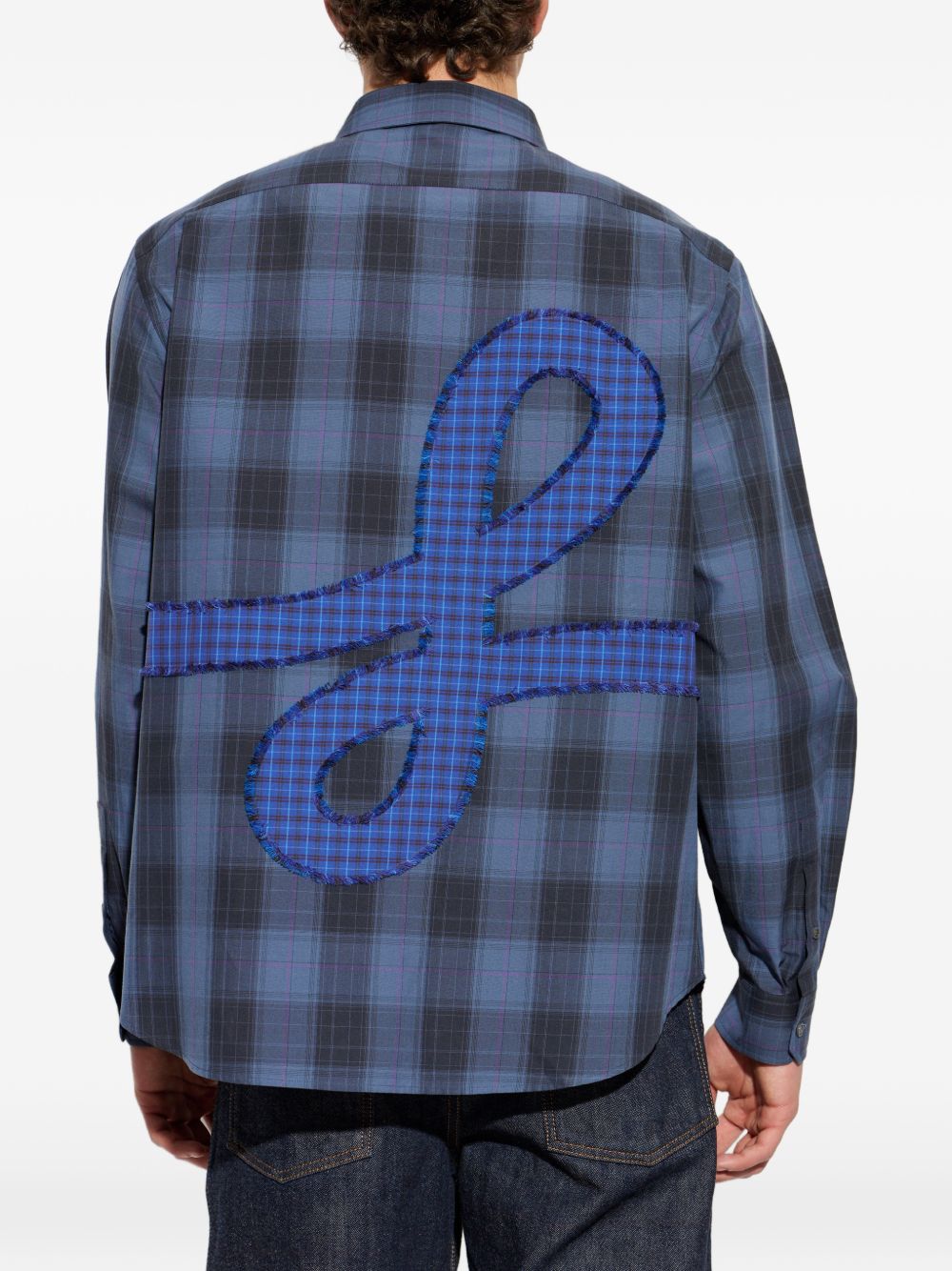 Loewe Men Checked Cotton Shirt LOEWE