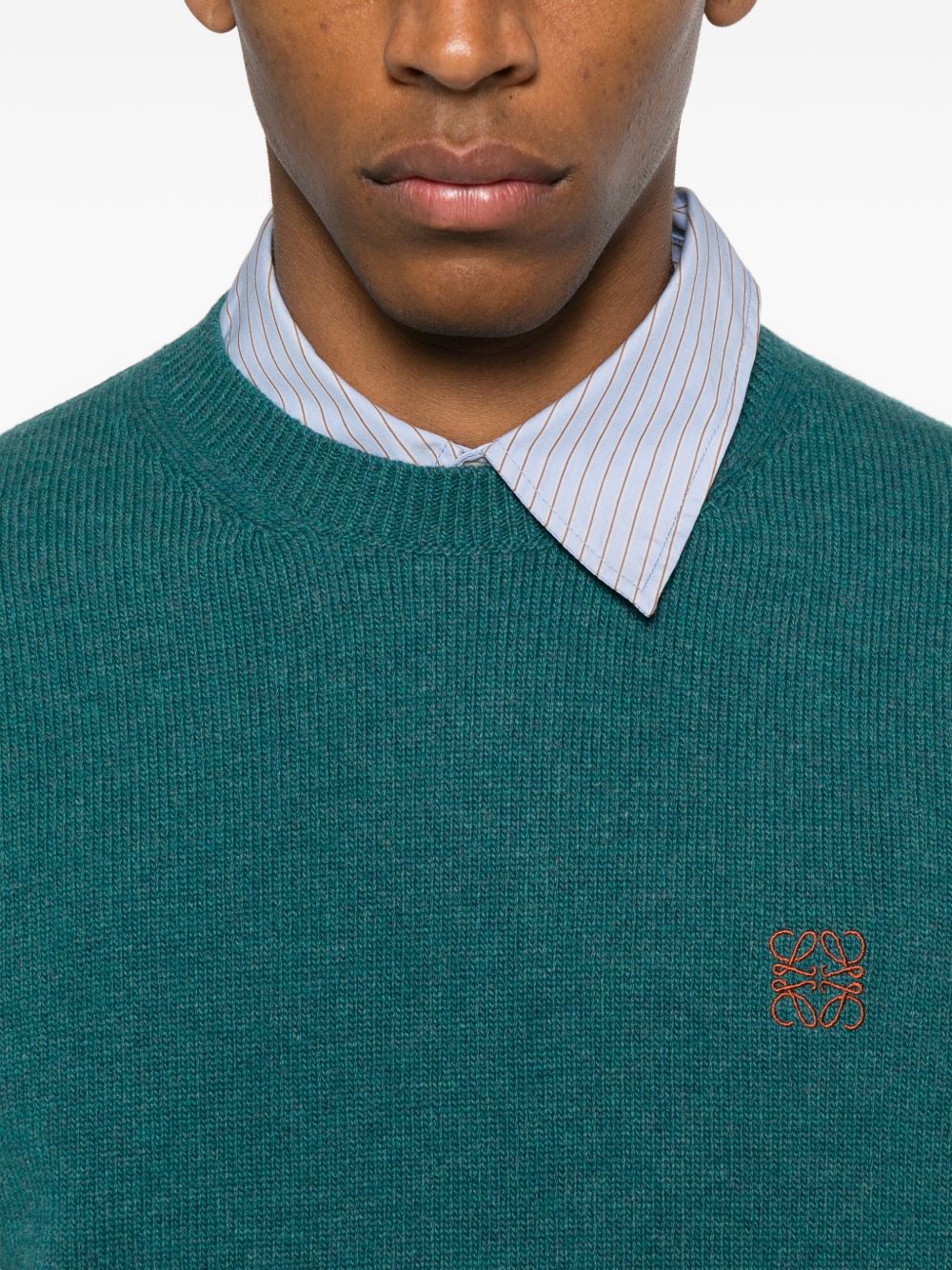 Loewe Men Anagram Wool Sweater