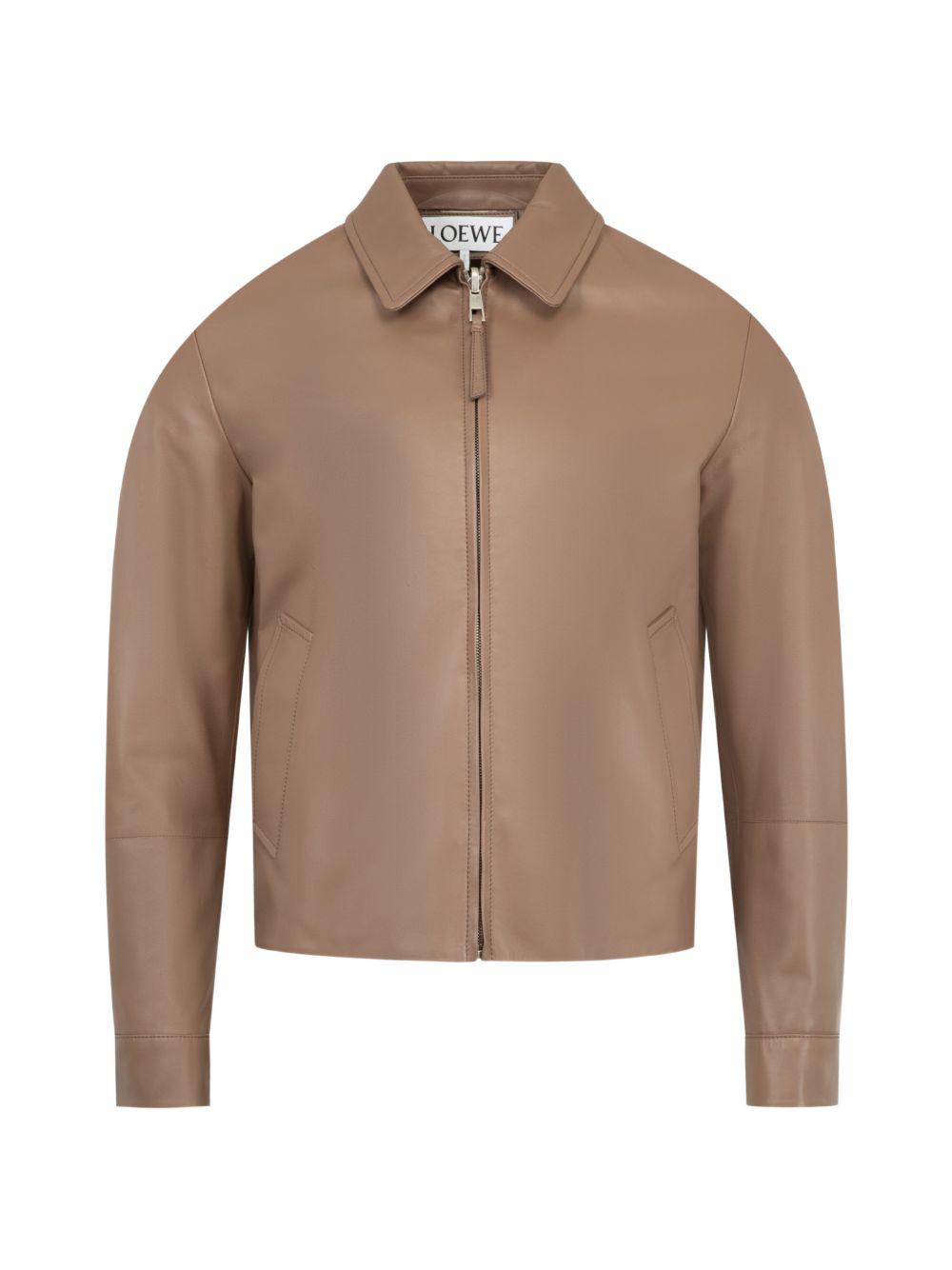 Loewe Men Leather Zipped Jacket LOEWE