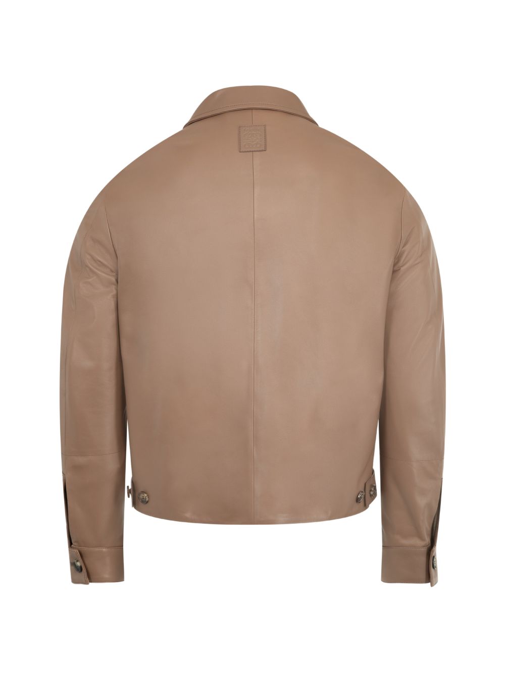 Loewe Men Leather Zipped Jacket LOEWE