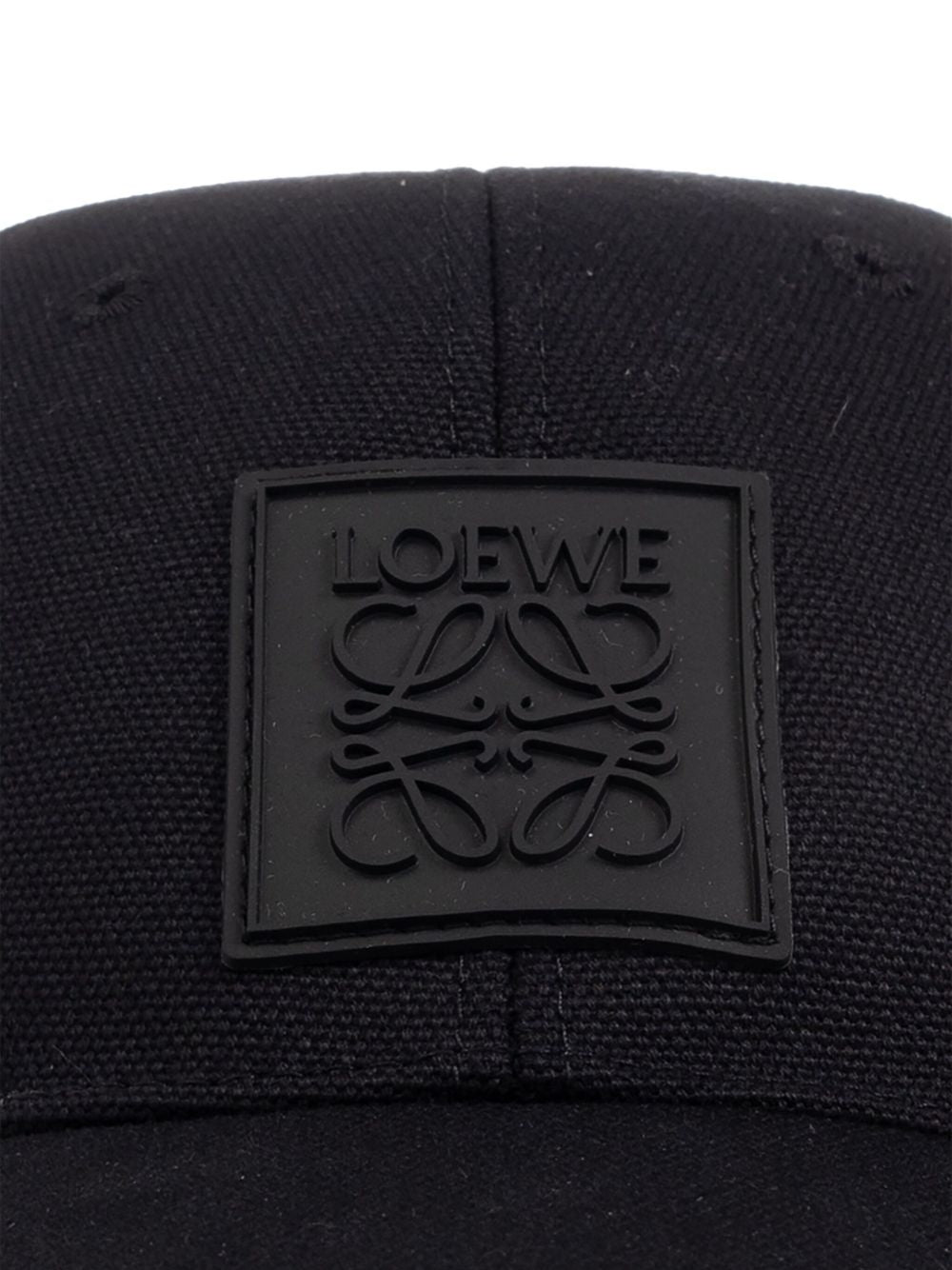 Loewe Men Logo Cotton Baseball Cap