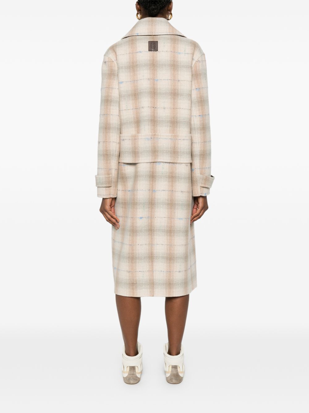 Loewe Women Wool And Cashmere Double-Breasted Coat LOEWE