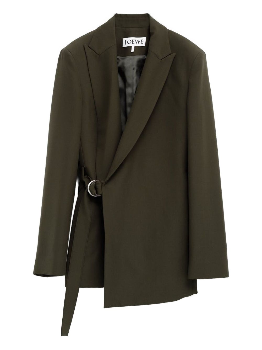 Loewe Women Wool Draped Blazer Jacket LOEWE