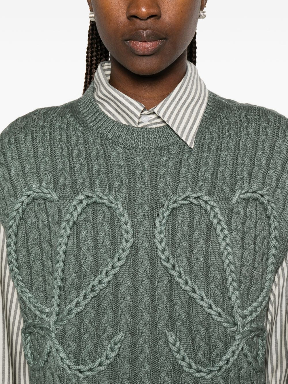 Loewe Women Anagram Wool Vest LOEWE