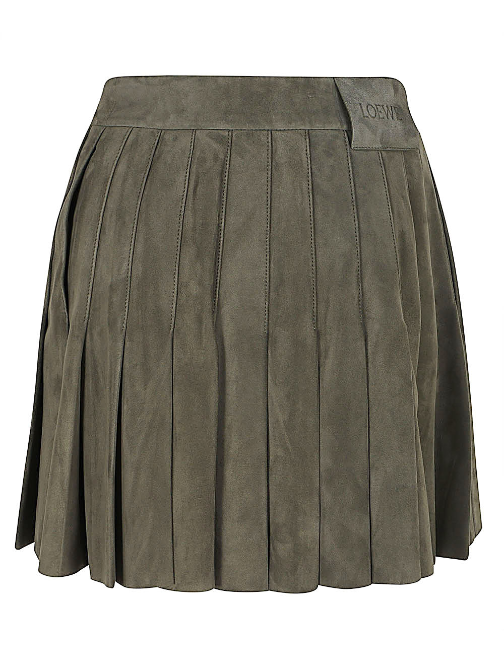 Loewe Women Suede Mini Skirt LOEWE