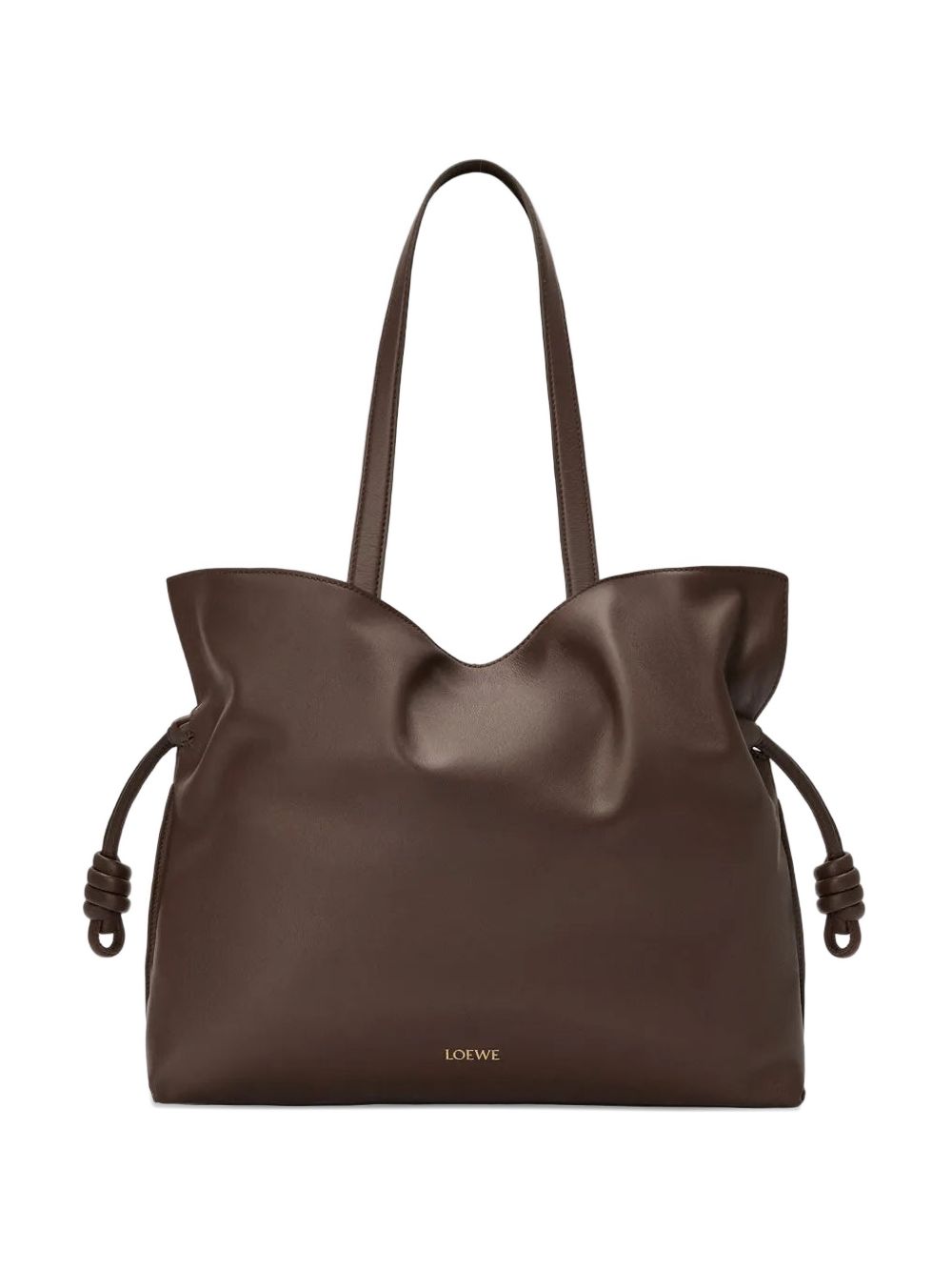 Loewe Women Flamenco Large Leather Clutch LOEWE