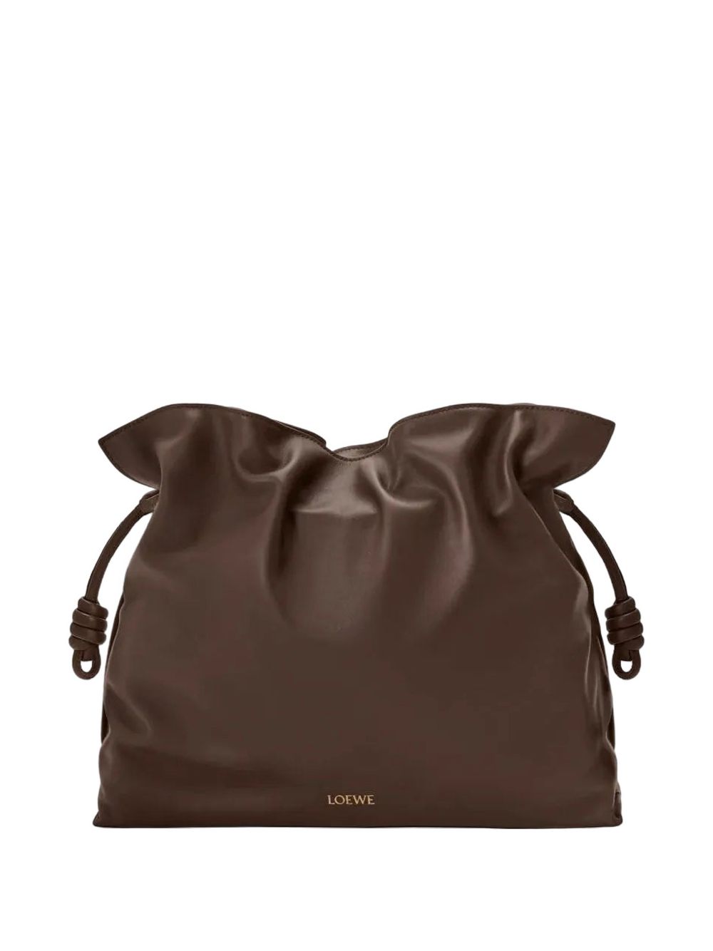 Loewe Women Flamenco Large Leather Clutch LOEWE