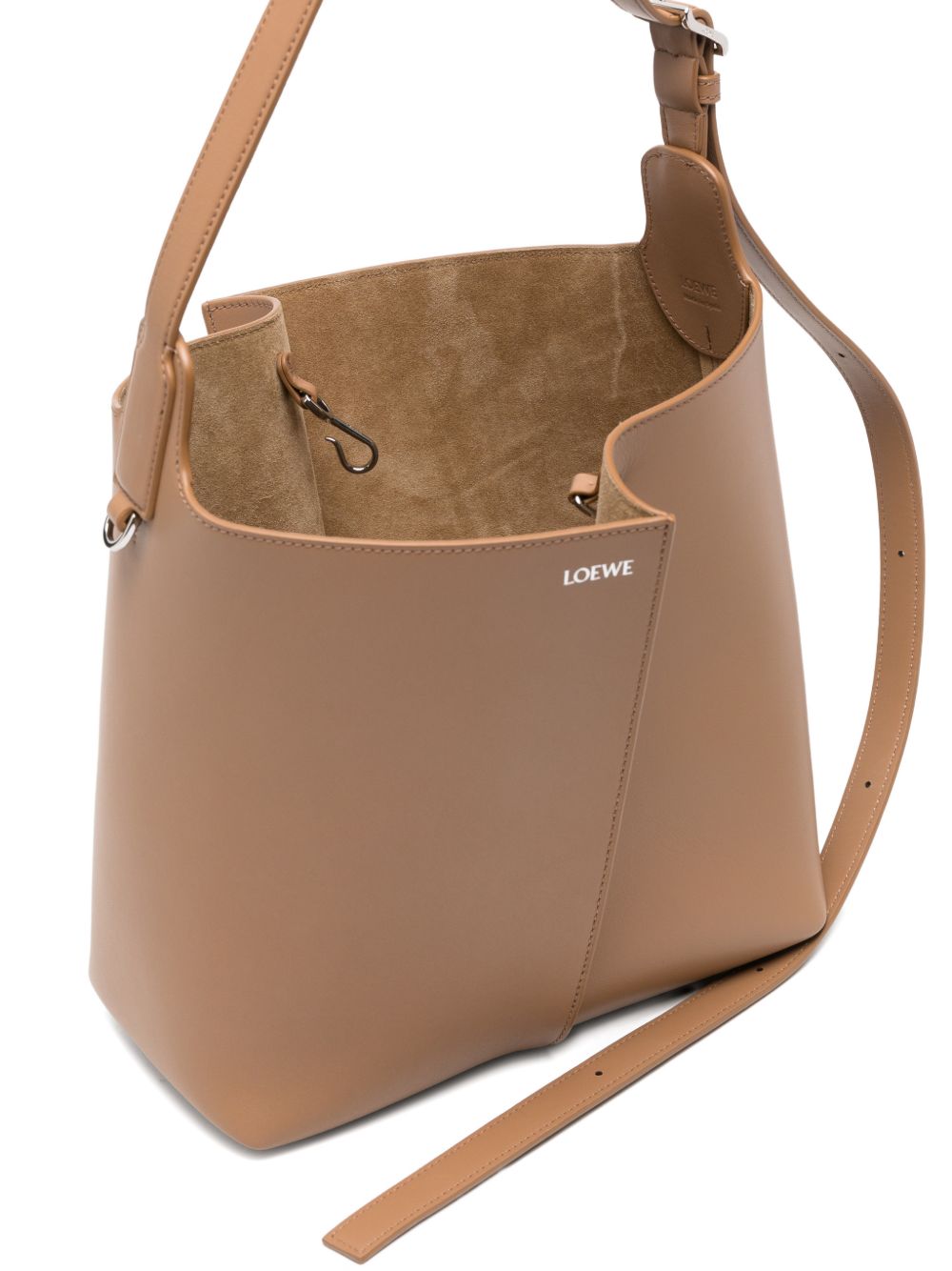 Loewe Women Bilbao Medium Leather Bucket Bag LOEWE
