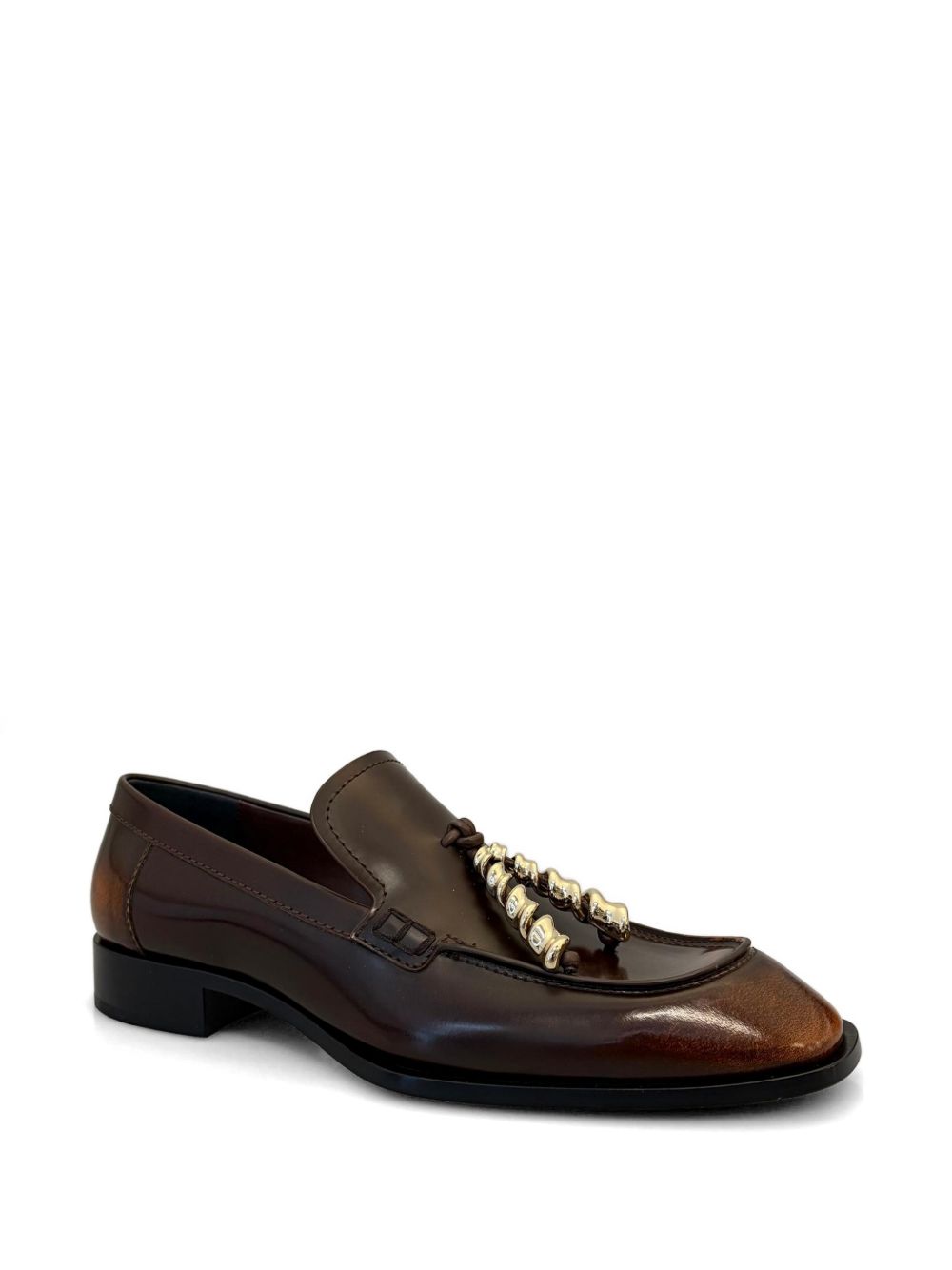 Loewe Women Edge Leather Loafers LOEWE