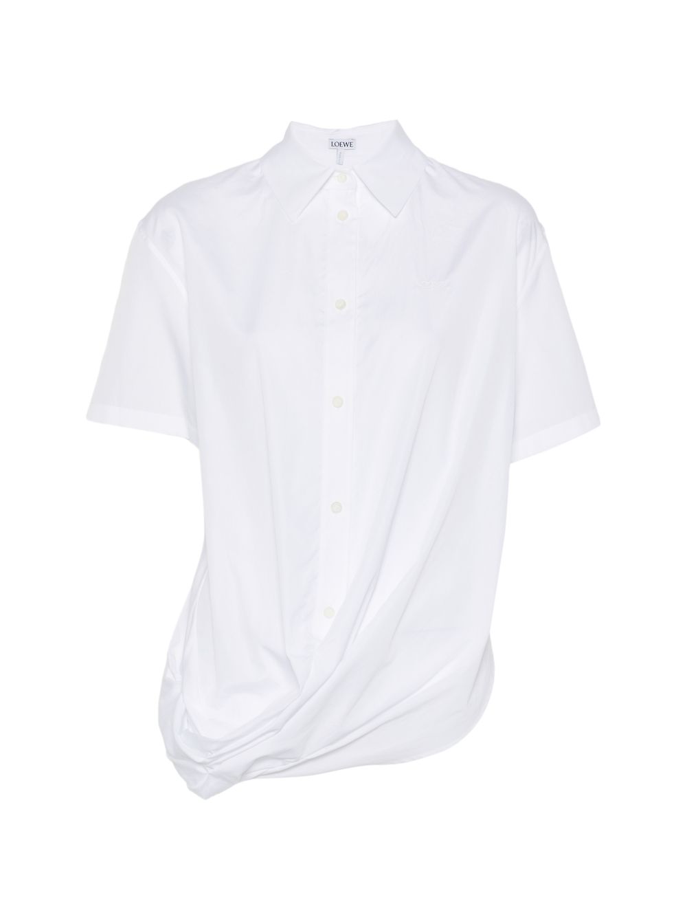 Loewe Women Cotton Draped Shirt LOEWE