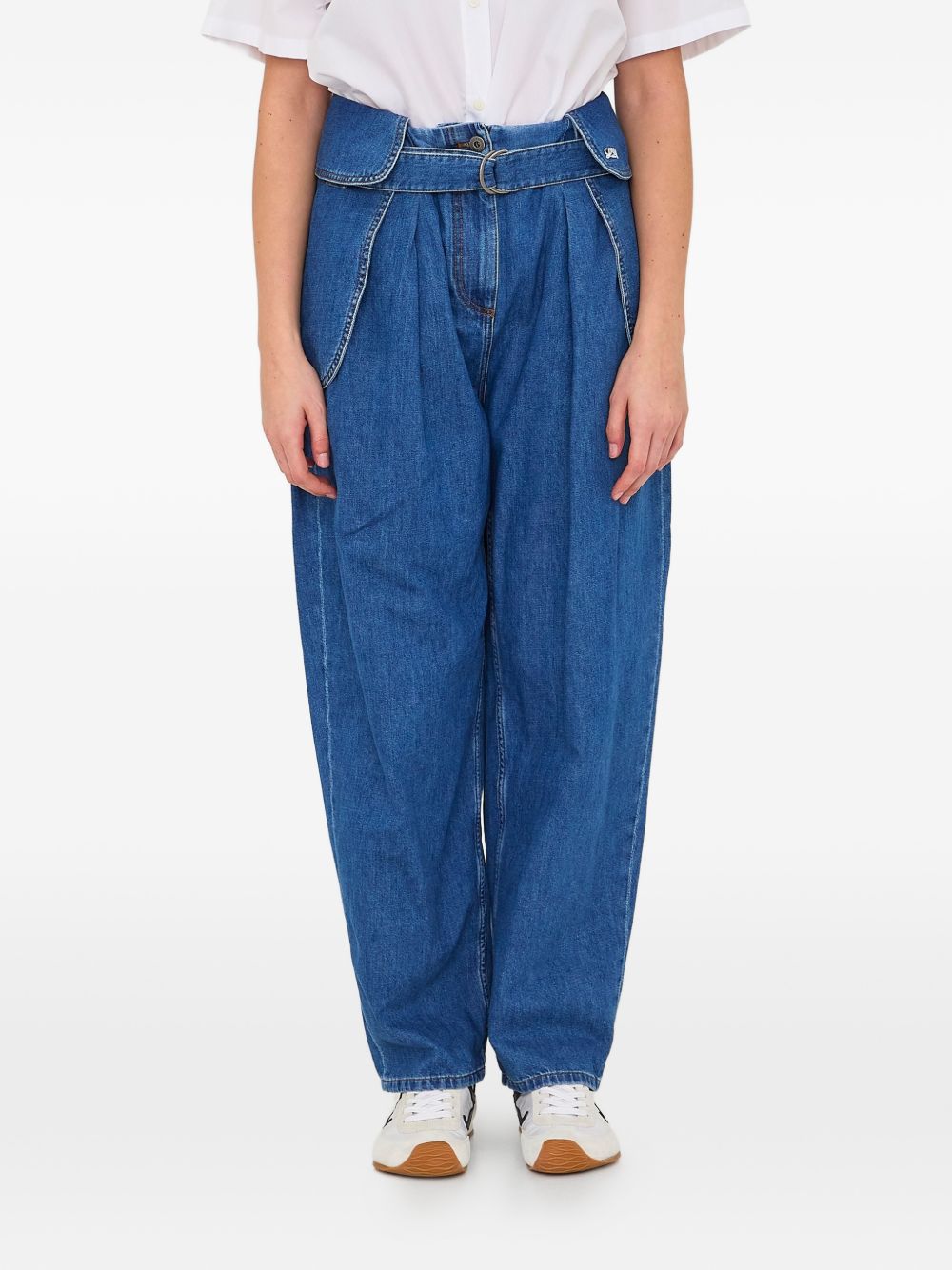 Loewe Women Cargo Denim Jeans LOEWE