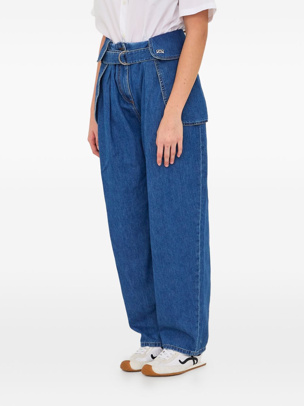 Loewe Women Cargo Denim Jeans LOEWE